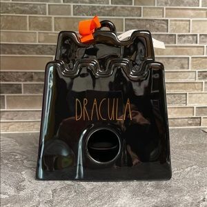 New Rae Dunn DRACULA birdhouse - HALLOWEEN